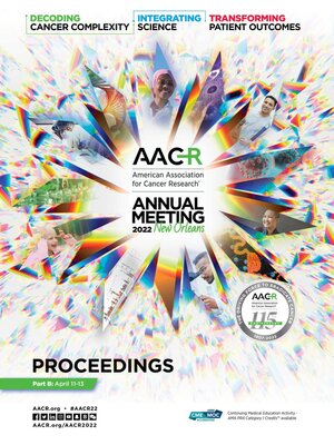 cover image of AACR 2022 Proceedings